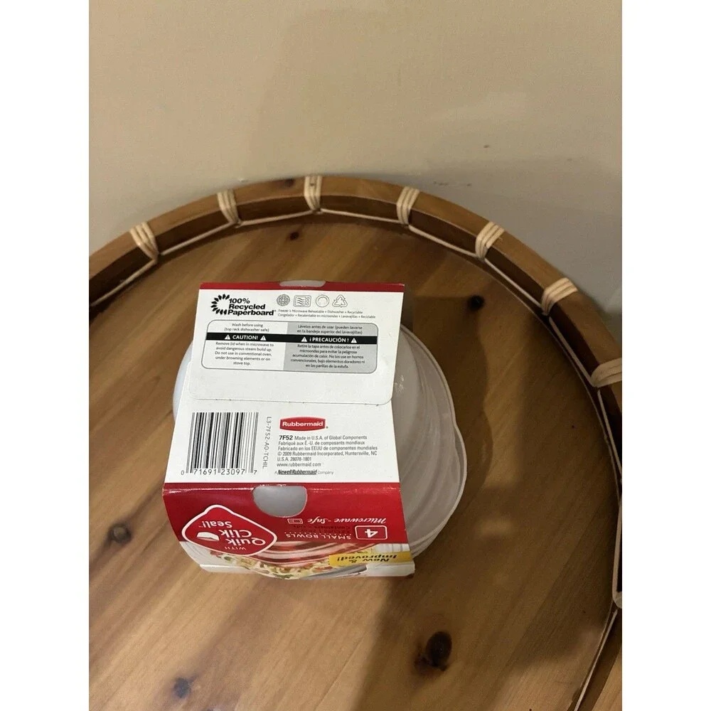 Brand New Rubbermaid Take Alongs Food Storage Containers 3.2 Cups 4 Pack